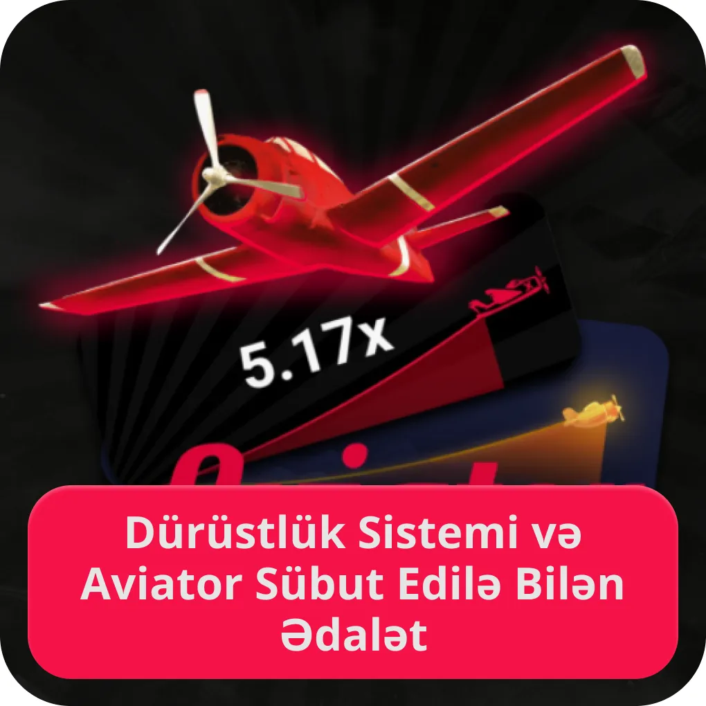 Dürüstlük sistemi və Aviator oyunu sübut edilə bilən ədalət Dürüstlük sistemi və Aviator sübut edilə bilən ədalət